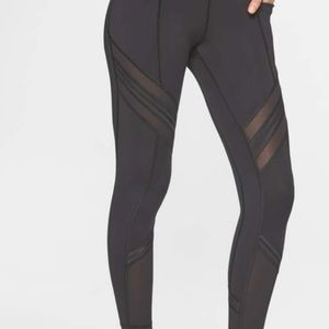 Athleta 7/8 mesh train tights